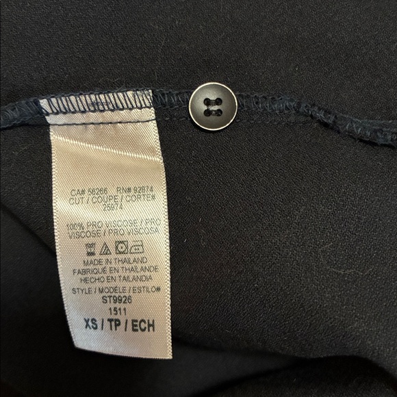 Splendid Black Button Down Shirt Size XS - Picture 7 of 7